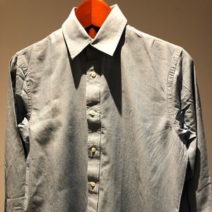 Club Monaco Dress Shirt  - Blue Denim Small